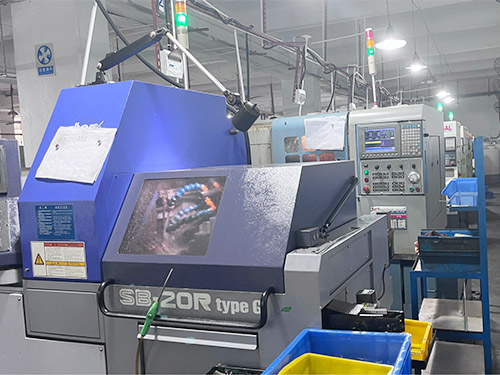 CNC加工车间一角